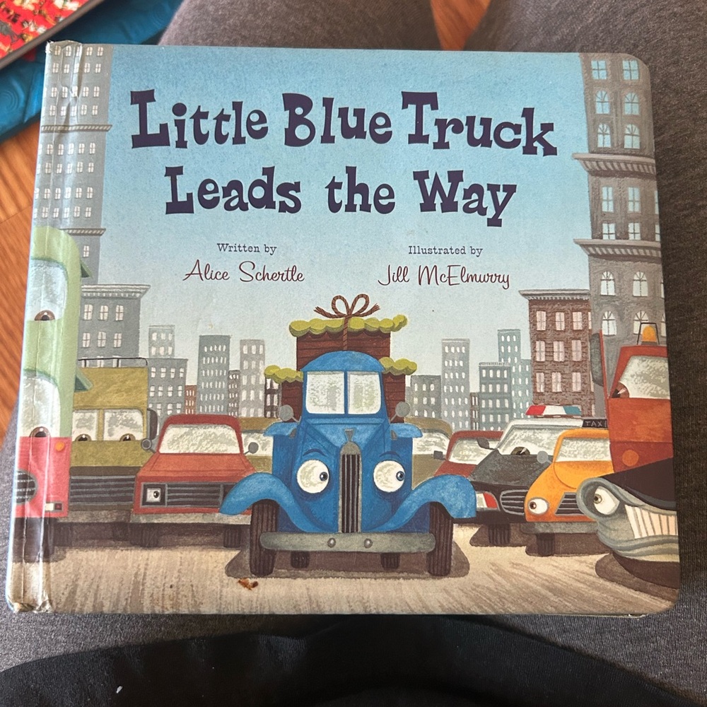 Little blue truck leads the way children’s board book
